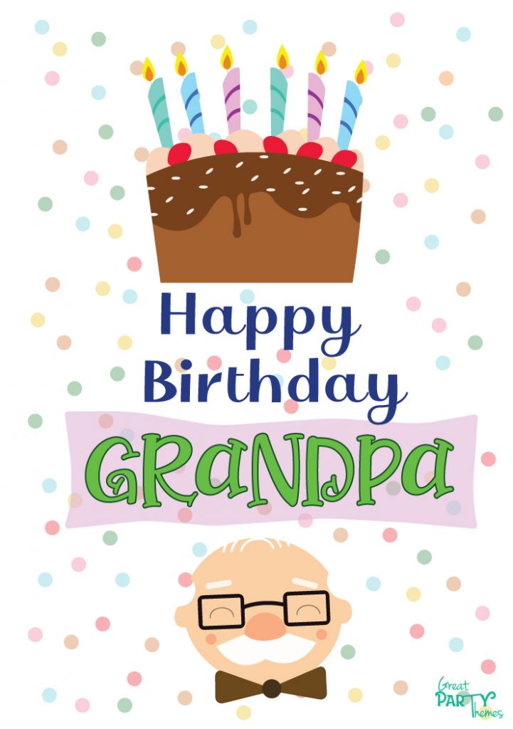 Free Printable Birthday Cards for Grandpa