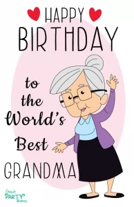 Birthday Cards for Grandma