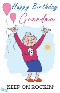 Funny Birthday Card Grandma