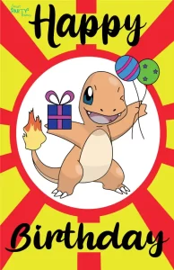 Free Printable Pokemon Birthday Cards