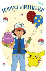 Pokemon Birthday Card Letter